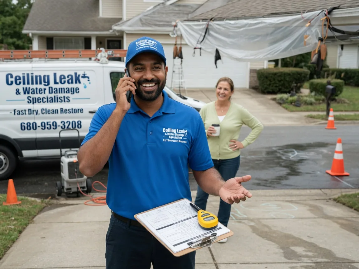 Ceiling Leak Cleanup Thrall, TX FAQs
